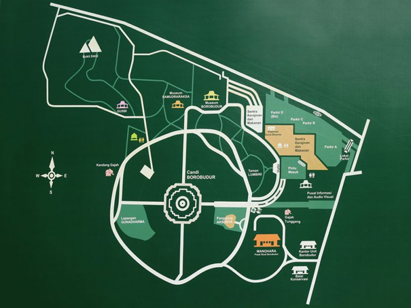 Map Borobudur