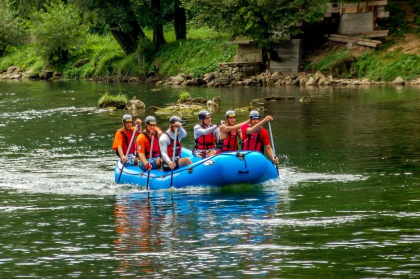 Rafting on Vrbas