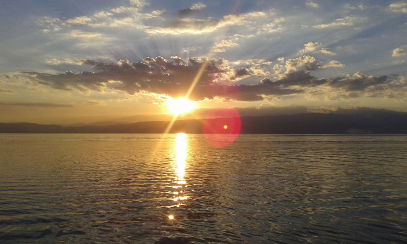 Discovering Ohrid - Sunset over the Lake