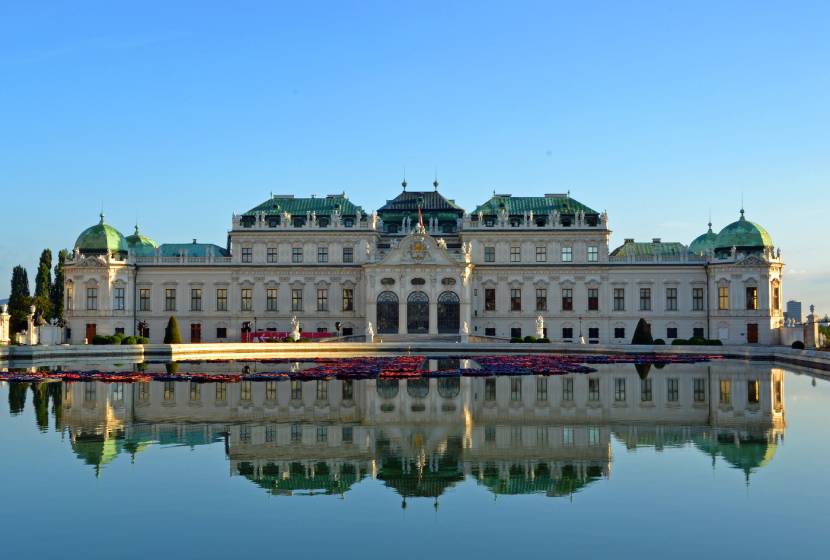 Belvedere castle in Vienna