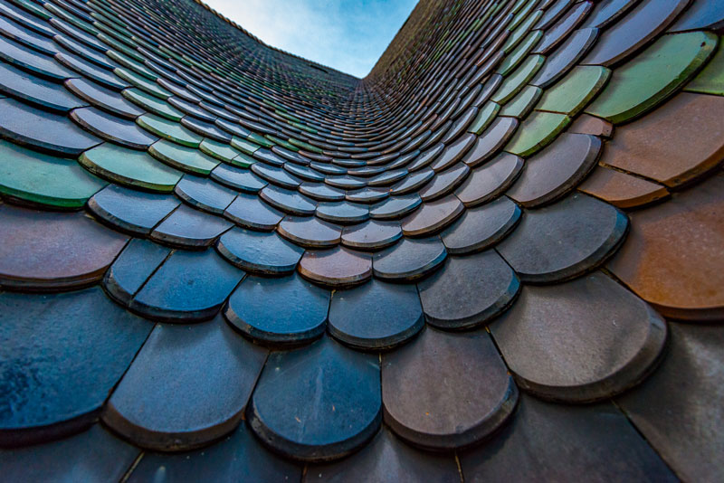 No less than 230,000 colorful tiles cover the roof of St. Stephen's Cathedral