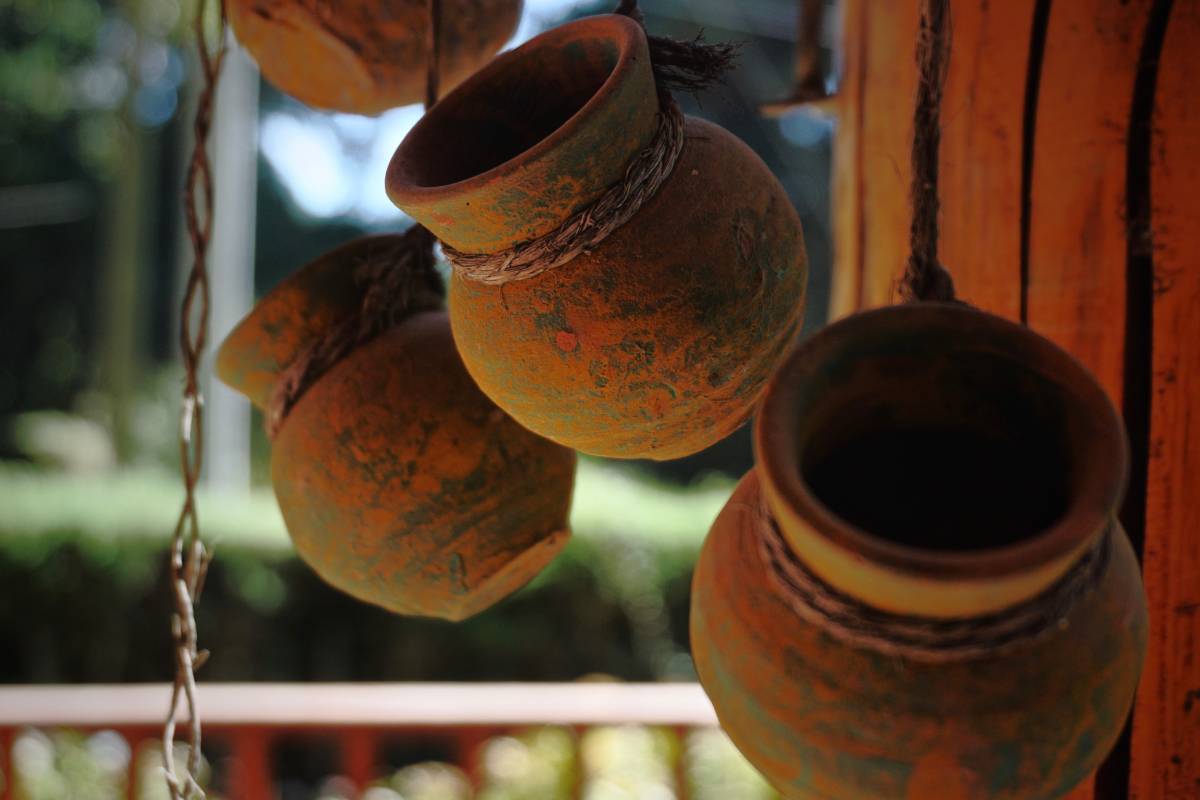 Throwing away old pots is a popular easter tradition in Greece